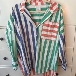 Button up blouse/cover-up